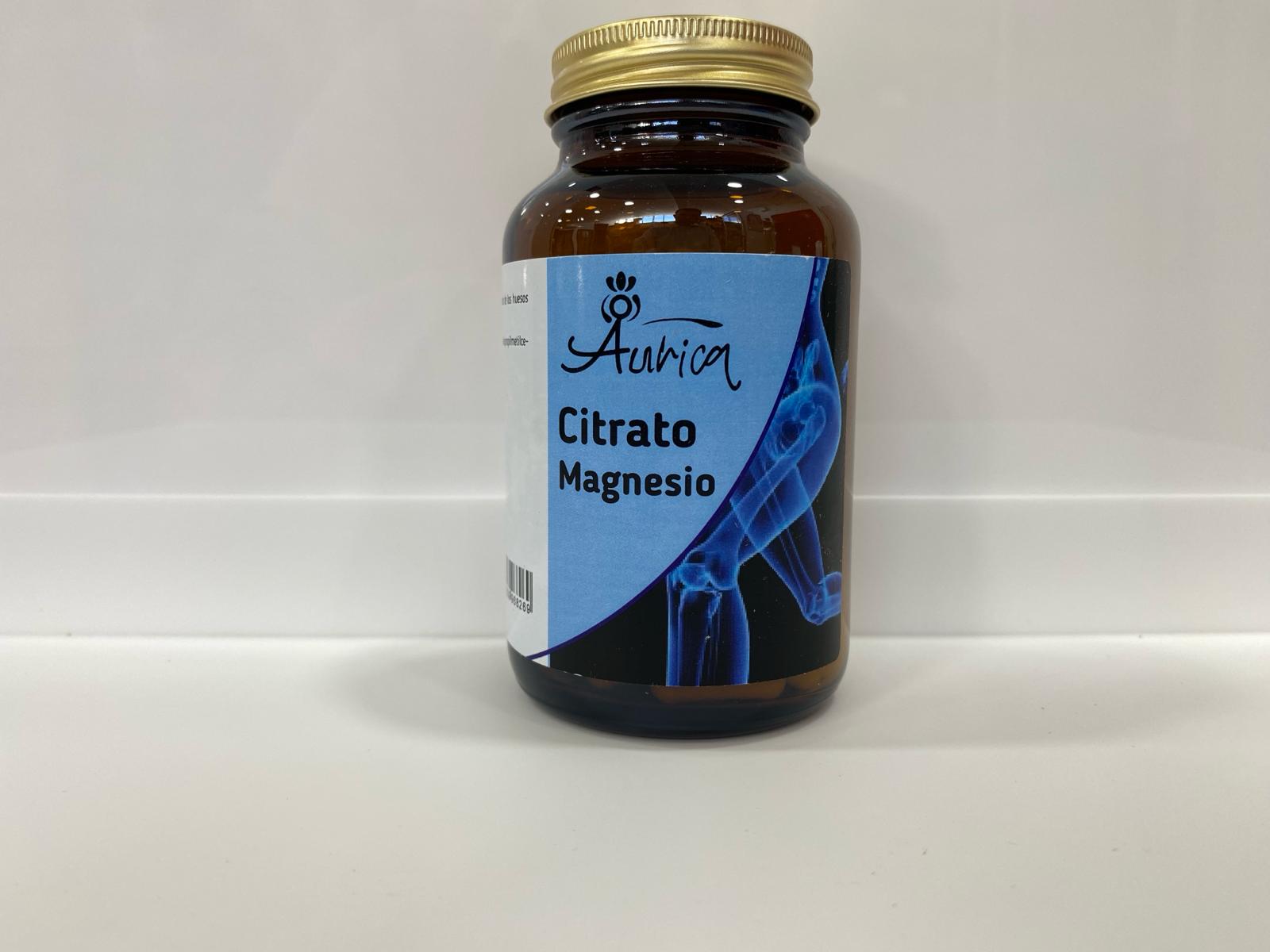 Citrato de Magnesio 120 cápsulas - Aurica