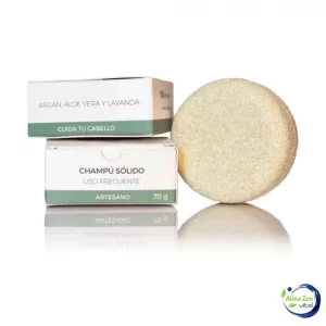Champú sólido frecuente con Argán, Aloe Vera y Lavanda