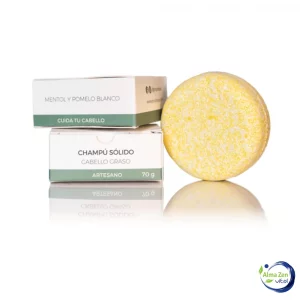 Champú sólido graso de Mentol y Pomelo Blanco