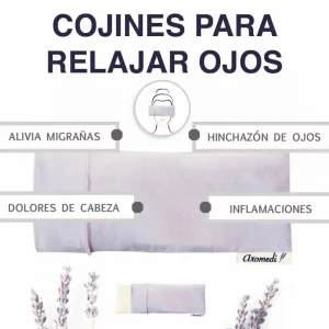 COJÍN OJOS RELAX LILA