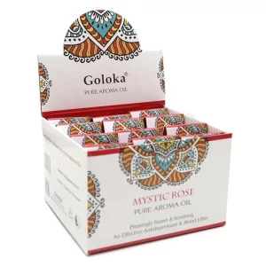 EXPOSITOR DE 12 ESENCIAS GOLOKA 10ML ROSE