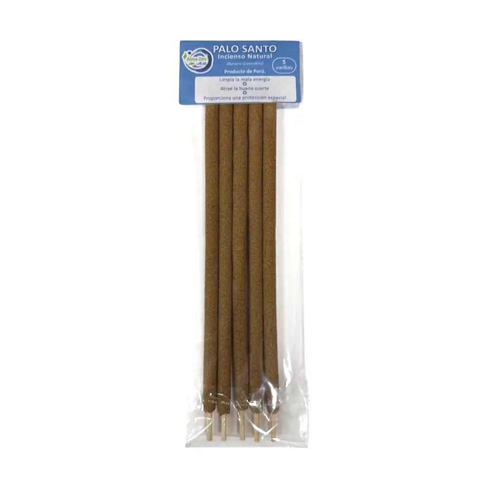 Palo Santo sticks origen Perú 5 ud