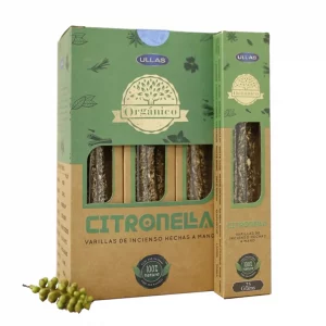 INCIENSO ORGÁNICO CITRONELA 25GR ULLAS CAJA DE 12 UNIDADES