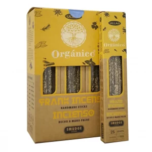 INCIENSO ORGÁNICO FRANKINCIENSO ULLAS 25GR CAJA DE 12 UNIDADES