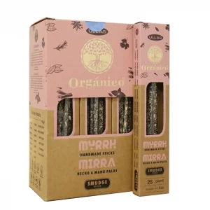 INCIENSO ORGÁNICO MIRRA ULLAS 25GR CAJA DE 12 UNIDADES