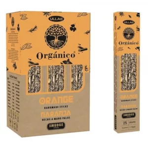 INCIENSO ORGÁNICO NARANJA ULLAS 25GR CAJA DE 12 UNIDADES