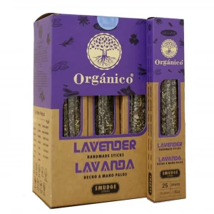 INCIENSO ORGÁNICO LAVANDA ULLAS 25GR CAJA DE 12 UNIDADES