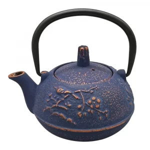 TETERA HIERRO FUNDIDO ESMALTADA 0,3L Azul marino