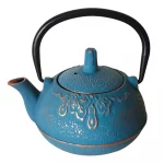 TETERA HIERRO FUNDIDO ESMALTADA 0,3L Turquesa