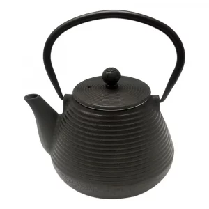 TETERA TESUBIN DE HIERRO FUNDIDO 0,6 LITROS NEGRO ESMALTADA