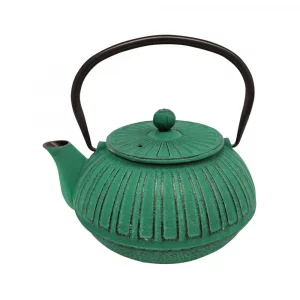 TETERA HIERRO FUNDIDA ESMALTADA 0,6L Verde