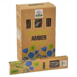 CAJA DE INCIENSO DE AMBAR NATURAL 30 GX12 PAQUETES