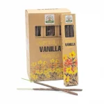 CAJA DE INCIENSO DE VAINILLA NATURAL 30 GX12 PAQUETES CAJA DE INCIENSO DE VAINILLA NATURAL 30 GX12 PAQUETES