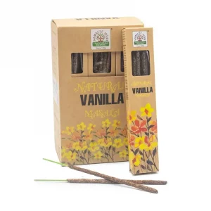 CAJA DE INCIENSO DE VAINILLA NATURAL 30 GX12 PAQUETES