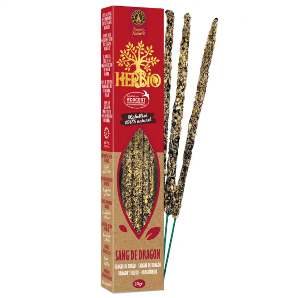 Incienso Ecocert Herbio Sangre De Dragon