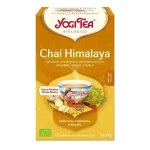 Infusión Yogi Tea Chai Himalaya Infusión Ayurvédica de Especias con jengibre, hinojo y canela.