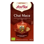 Infusión Yogi Tea Chai Maca Infusión Ayurvédica de Especias con Maca, Canela y Clavo.