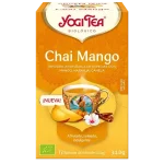 Infusión Yogi Tea Chai Mango Infusión Ayurvédica de Especias con Mango, Naranja, Canela.