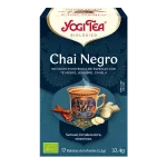 Infusión Yogi Tea Chai Negro Infusión Ayurvédica de Especias con Té negro, jengibre y canela.