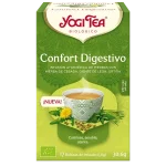 Infusión Yogi Tea Confort Digestivo Infusión Yogitea Confort Digestivo Infusión ayurvédica de hierbas con hierba de cebada, diente de león y ortiga.