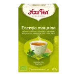 Infusión Yogi Tea Energía Matutina Infusión Yogi Tea Energía Matutina Infusión Ayurvédica de hierbas con hierba mate tostada, granos de café verde y maca.