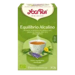 Infusión Yogi Tea Equilibrio Alcalino Infusión Yogi Tea Equilibrio Alcalino Infusión Ayurvédica de hierbas con hierba de cebada, diente de león y lavanda.