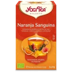 Infusión Yogi Tea Naranja sanguina Infusión ayurvédica de fruta con naranja, hibisco y naranja sanguina.