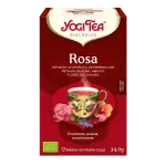 Infusión Yogi Tea Rosa Infusión Ayurvédica de hierbas con pétalos de rosa, hibisco y flores de lavanda