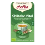 Infusión Yogi Tea Shiitake Vital Infusión Ayurvédica de Hierbas con Hierba Limón, Shiitake y Regaliz.